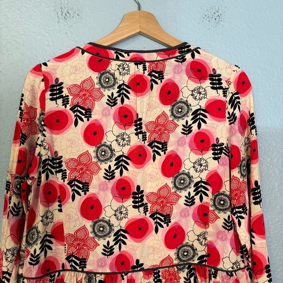 Matilda Jane Red and Cream Floral Blouse - Picture 9 of 13